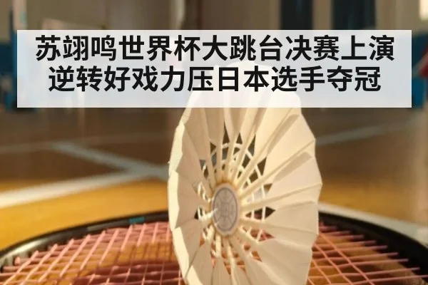 苏翊鸣世界杯大跳台决赛上演逆转好戏力压日本选手夺冠